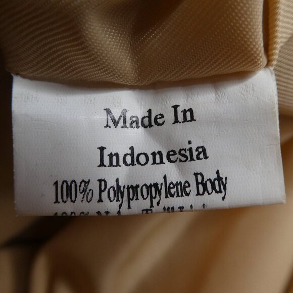 The Sak Tan Fishnet Crochet Weave Braided Leather Straps Handbag Tote Purse - Picture 8 of 9